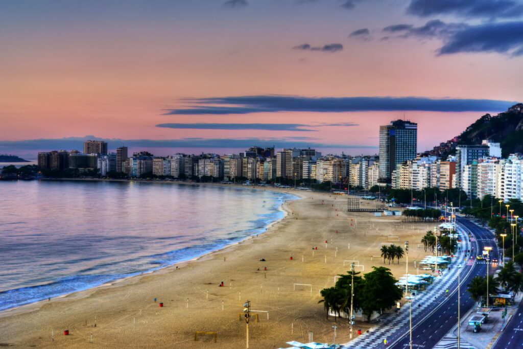 Copacabana beach Rio de janeiro